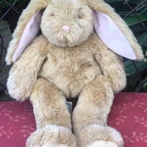 Build a Bear Bunny Rabbit Lovie with pink ears 19”